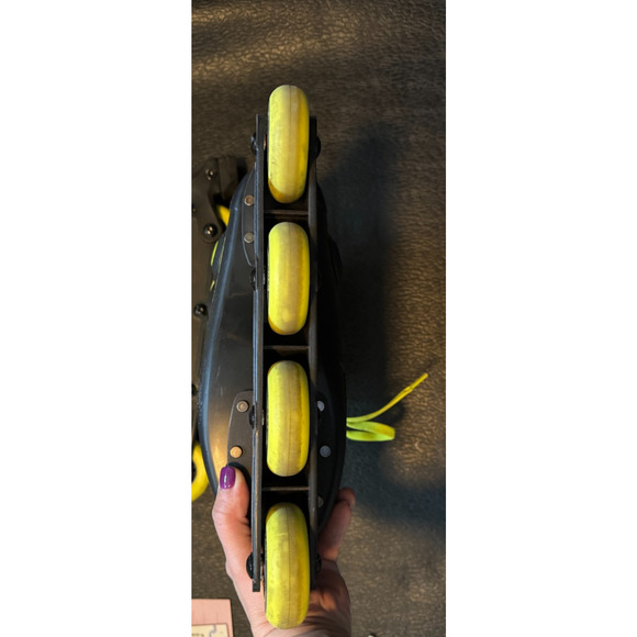 Impala Lightspeed Inline Skates Black/Fluoro Yellow Women’s 9/ Men’s 7 - Picture 8 of 14